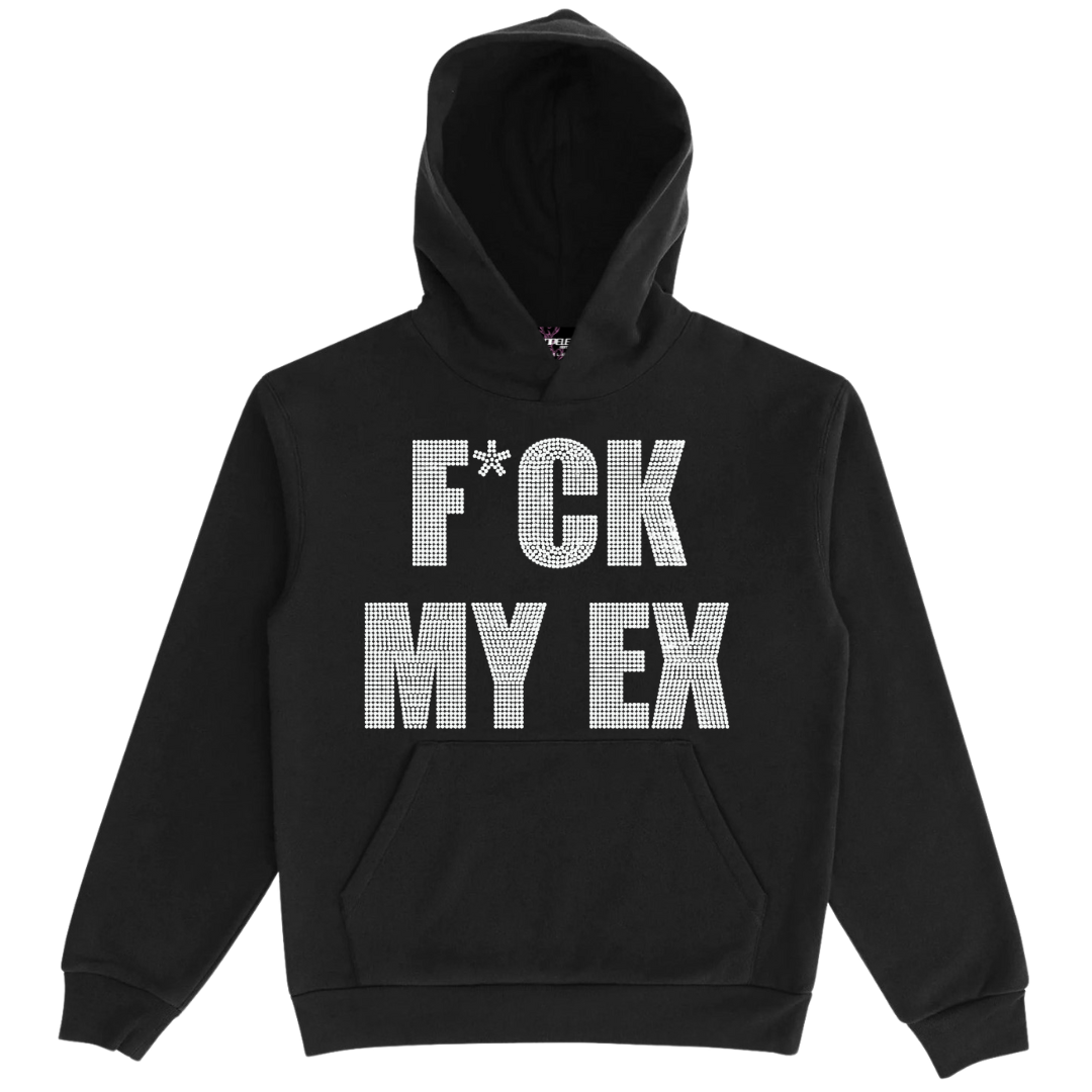 F*CK MY EX Rhinestone Hoodie