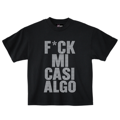 F*CK MI Casi Algo Rhinestone T-Shirt
